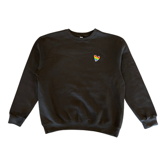 Love is Cool Rainbow Crewneck Sweatshirt