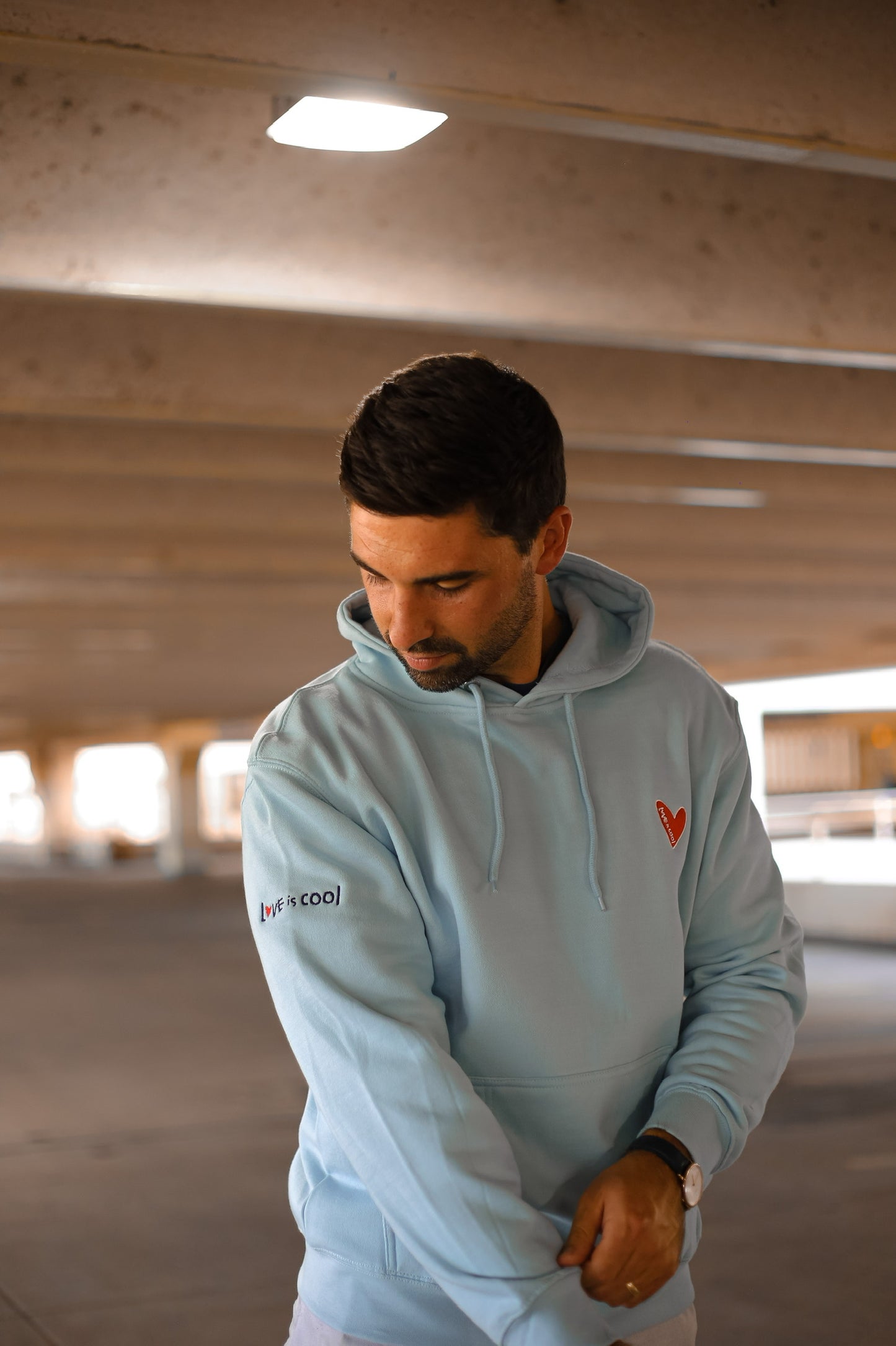 Love is Cool Mini Heart Hoodie