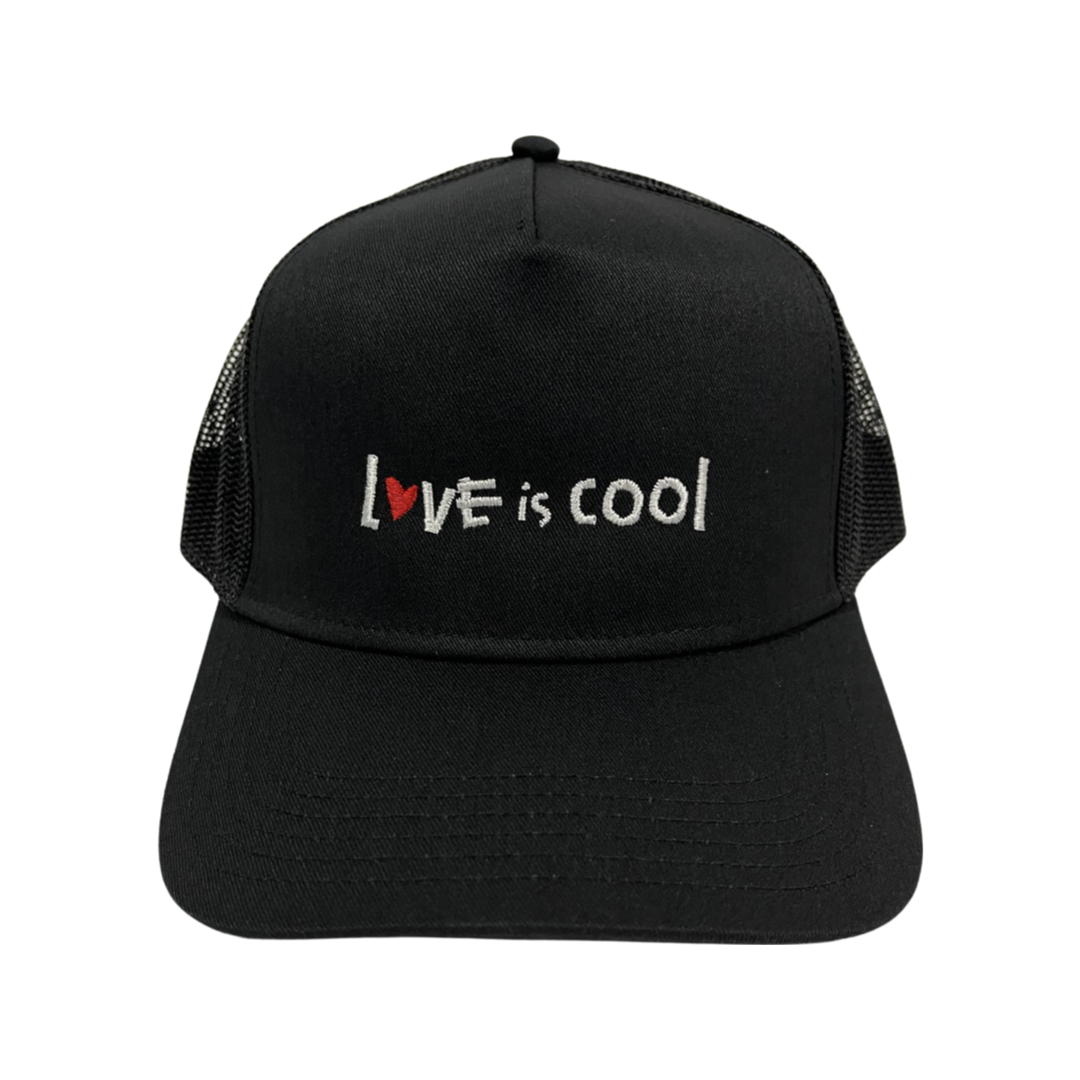 Love is Cool Basic Trucker Hat