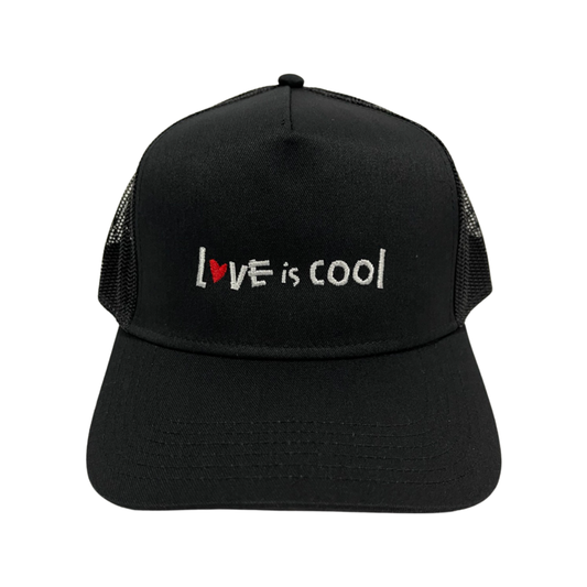 Love is Cool Basic Trucker Hat