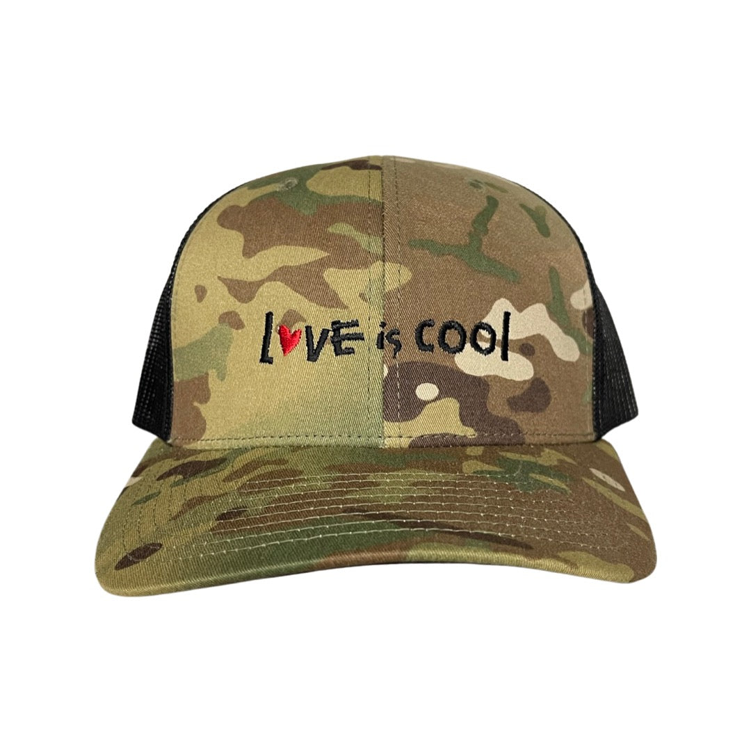 Love is Cool Basic Trucker Hat