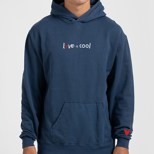 Love is Cool Basic Hoodie