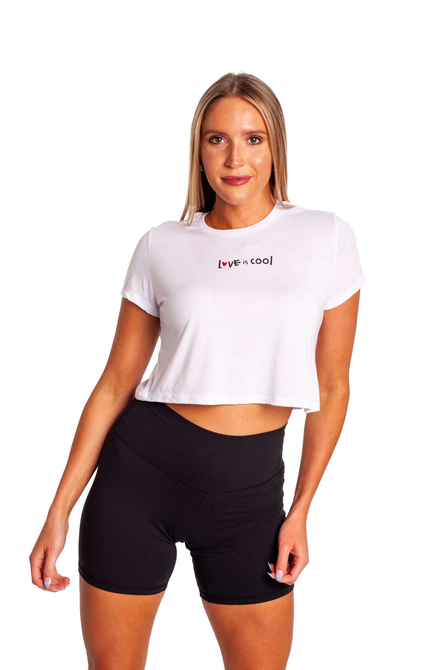 Love is Cool Crop Tee