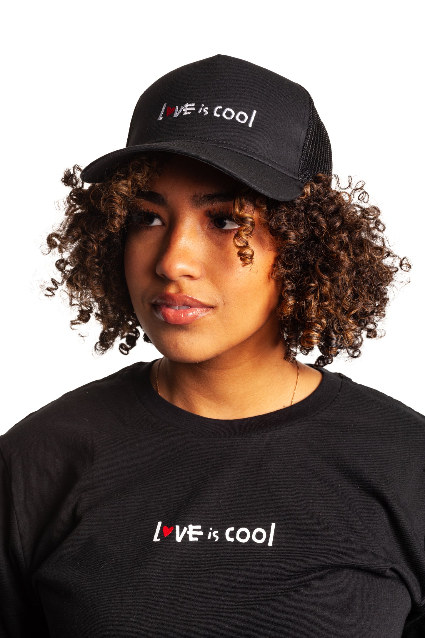 Love is Cool Basic Trucker Hat